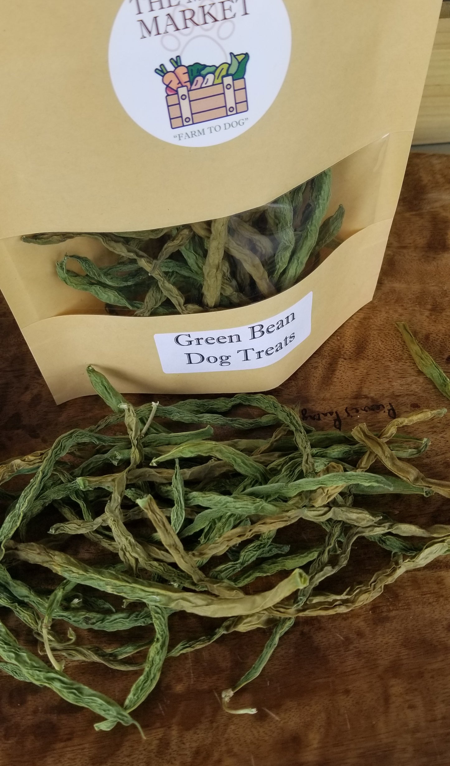 Dehydrated Green Bean Dog Treats