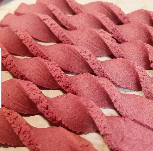 Twist Treats- Beet & Peanut Butter